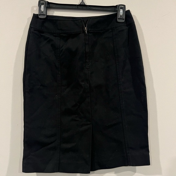 Gallia Moda Women’s 2 black dress skirt Stretch Pencil Slit - Picture 2 of 5